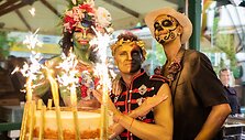 Restorano &bdquo;deCuba&ldquo; gimtadienio &scaron;ventės akimirka