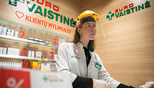 At the Eurovaistinė during the lockdown