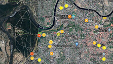 The Vilnius' Grey areas map 