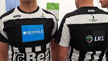 World's first wearable fully flexible display ads in live sport