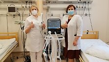 Artificial lung ventilation machines at the Raseiniai Hospital