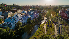 Panorama of the Vilnius' Paupys