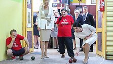 Diana Nausėdienė ir Agata Kornhauser-Duda vizito Lenkijoje metu