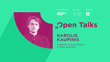 Pokalbis su K.Kaupiniu