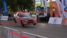 &bdquo;Samsonas Rally Roki&scaron;kis&ldquo; &scaron;uoliai per trampliną