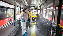 Vie&scaron;ojo transporto dezinfekcija Vilniuje