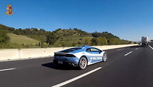 Italijos policijos &bdquo;Lamborghini Huracan&ldquo; panaudotas inksto pervežimui