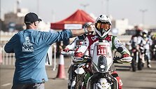 Motociklininkas Pierre'as Cherpinas
