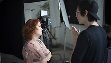 Akimirkos i&scaron; Ericos Jennings vaizdo klipo &bdquo;Because Of You&ldquo; filmavimo