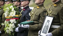 Laidotuvių akimirka 
