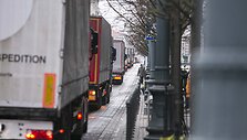 Protestuojantys vežėjai užplūdo Vilniaus centrą