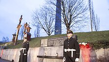Atminimo laužų uždegimo akimirka