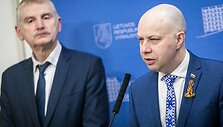 Albinas Naudžiūnas ir Aurelijus Veryga