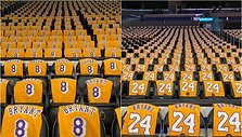 Kobe Bryanto mar&scaron;kinėlių jūra &bdquo;Staples Center&ldquo; arenoje