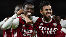 Eddie Nketiah ir Dani Ceballosas
