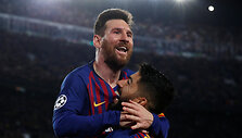 Lionelis Messi ir Luisas Suarezas