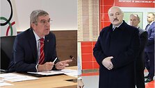 Thomasas Bachas ir Aliaksandras Luka&scaron;enka