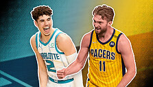 LaMelo Ballas ir Domantas Sabonis