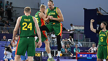 Pergalės akimirkos: Lietuvos 3x3 krep&scaron;ininkai i&scaron;kovojo olimpinę bronzą