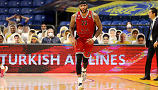 Milano &bdquo;Olimpia ir Tel Avivo &bdquo;Maccabi&ldquo; rungtynių akimirka