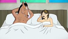 Kadras i&scaron; animacinio serialo BoJack Horseman