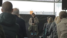 Tracey Emin skulptūros &bdquo;Motina&ldquo; atidarymas Osle ir spaudos konferencija