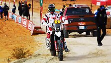 Pirmojo greičio ruožo fini&scaron;e pasirodė pirmieji motociklininkai