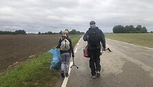 Žygio pėsčiomis &bdquo;Už &scaron;varią Lietuvą!&ldquo; akimirkos