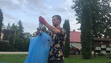 Žygio pėsčiomis &bdquo;Už &scaron;varią Lietuvą!&ldquo; akimirkos