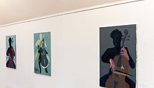 R.Gailiūno personalinės parodos &bdquo;Neramus&ldquo; detalė / Nuotr. Roberto Da&scaron;kevičiaus