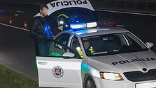 Akimirka i&scaron; vykusio policijos reido