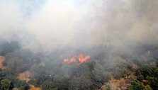 Izraelio ir Gazos Ruožo pasienyje kilo apie 20 gaisrų