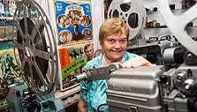 Marytė Virbickienė Raguvoje įkūrė kino muziejų