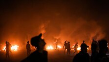 Palestiniečių protestuotojai