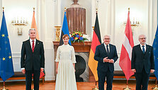 Gitanas Nausėda, Kersti Kaljulaid, Frankas Walteris Steinmeieris, Egillis Levitas