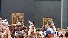 I&scaron;teptas Monos Lizos paveikslą saugantis stiklas