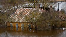 Sausį latvius užklupęs didžiulis potvynis