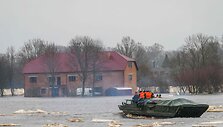 Sausį latvius užklupęs didžiulis potvynis