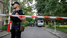 Kyjivo teisme nugriaudėjo sprogimas, į įvykio vietą atvyko gelbėjimo tarnybos