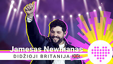 Discovizija Didžioji Britanija Jamesas Newmanas