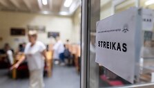 Irmantas Gelūnas/BNS nuotr. Streikas