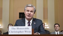 JAV Federalinio tyrimų biuro (FTB) direktorius Chrisas Wray'us 