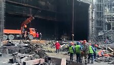 &bdquo;Crocus City Hall&ldquo; prekybos centro griuvėsiai