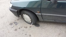 &Scaron;virk&scaron;tais subadyti ratai Vilniuje (Skaitytojo nuotr.).