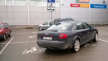 Nu dar tokios naglos audi nemačiau.