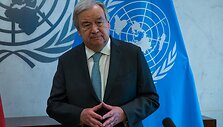 Generalinis sekretorius A. Guterres su Italijos prezidentu S. Mattarella Jungtinėse Tautose.
