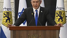 Izraelio atminimo dienos minėjimas. / Debbie Hill / AP