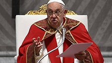 Papas Pranci&scaron;kus vadovauja mi&scaron;ioms Vatikane Pentekosto dieną. / Vatican Media/IPA/SIPA / Vatican Media/IPA/SIPA
