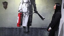 Atidarymas Banksy muziejuje / Nancy Kaszerman / ZUMAPRESS.com