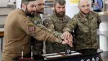 JAV panaikino draudimą perduoti jų ginklus Ukrainos brigadai &bdquo;Azov&ldquo; / Yuliia Ovsiannikova / ZUMAPRESS.com